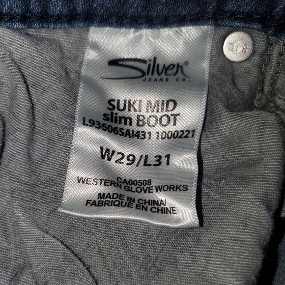 Silver Suki Slim Boot Jeans - Picture 4 of 5